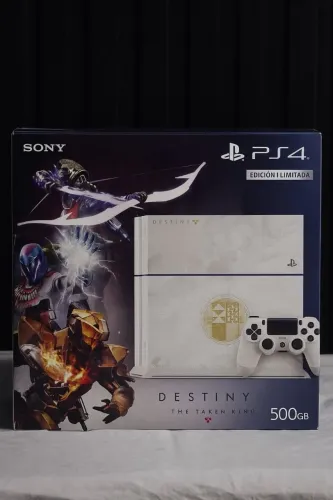 PS4 Destiny Edição Limitada - Como Novo + Controle + 4 Jogos + Caixa Original