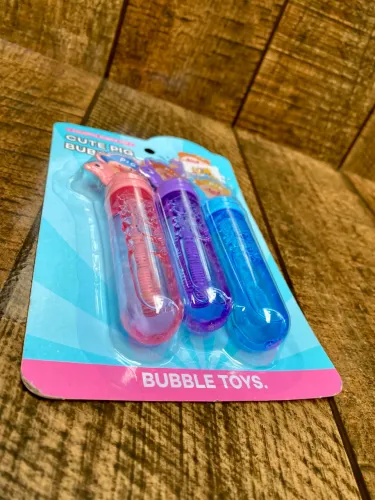 Soprador de Bolhas de Sabão Kit 3 unidades 