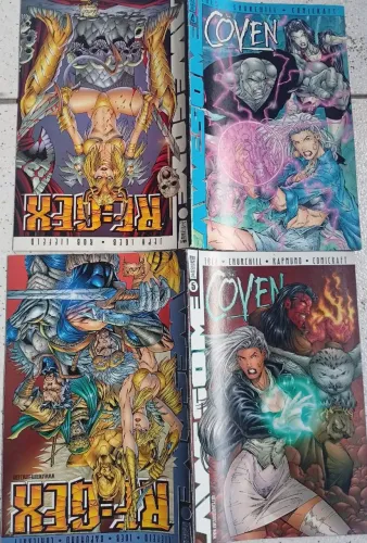 ALO ALÔ COLECIONADOR LOTE COM 05 HQS NOVOS IMPORTADO EM INGLÊS THE COVEN
