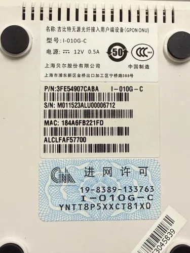 GPON ONU - Alcatel I-010G-C