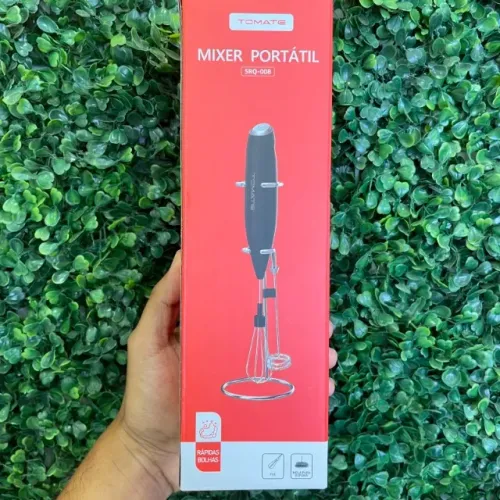 Mixer portátil com 2 molas - Tomate