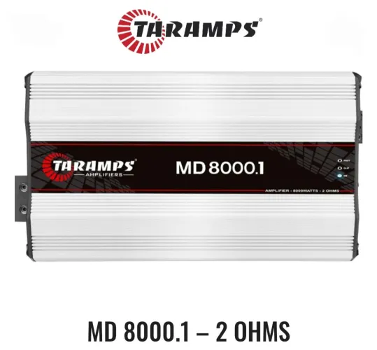 Módulo Amplificador Taramps 8000 rms 1 canal (Disonível em 1 ou 2 ohms)
