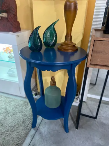 Mesa de apoio Azul