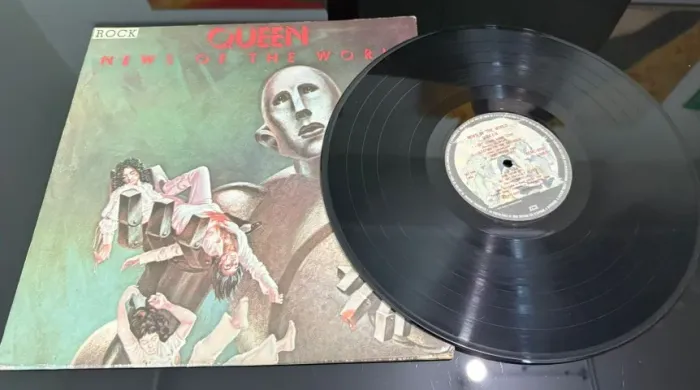 Lp Queen News Of The World Disco 1977 Original Coleção