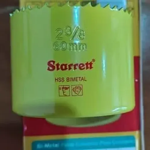 Serra copo STARRETT bi-metal 60mm 2.3/8" polegadas