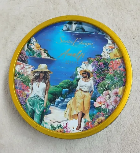 Lata Decorativa Santa Edwiges Amalfi Itália Vazia