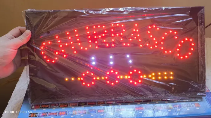PAINEL LUMINOSO DE LED CHURRASCO