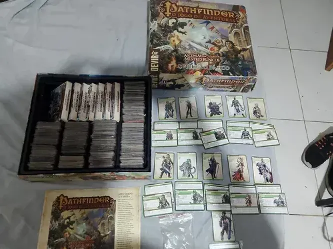 Pathfinder Adventure Cardgame: Rise Of The Runelords Game Set + 6 Expansões +ADD ON DECK