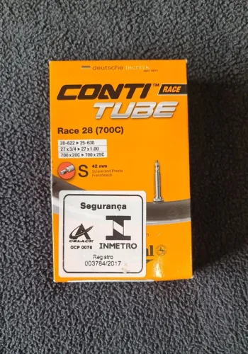 Camara De Ar Continental Race 28 Aro 700x20 25c Presta 42mm