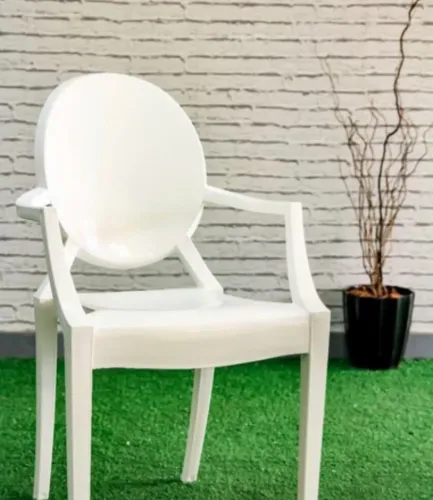 Kit 3 Cadeira Ghost Adulto Branco Polipropileno Outlet