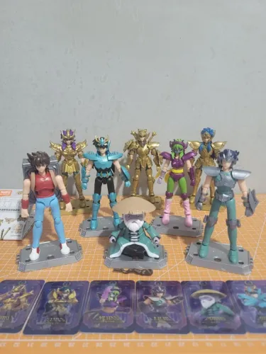 Lote Bonecos Cavaleiros do Zodiacos Blokees