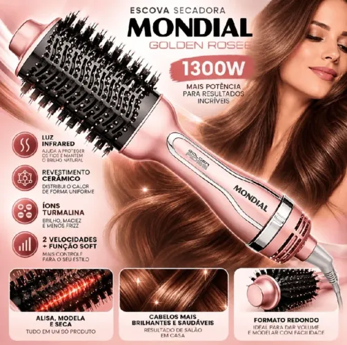 Escova secadora mondial