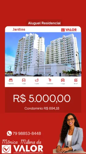 Apartamento para locação no Neo Residence Jardins, JARDINS, Aracaju, SE