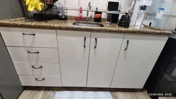 Bancada completa de cozinha