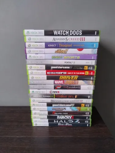 Coleção 20 JOGOS de Xbox 360
