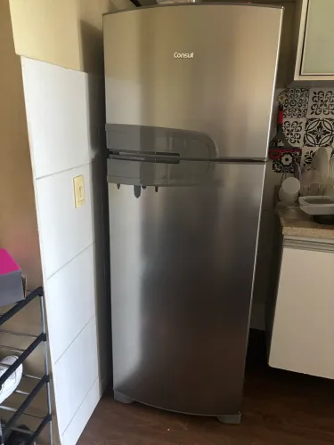 Geladeira Consul 340L Inox Frost Free