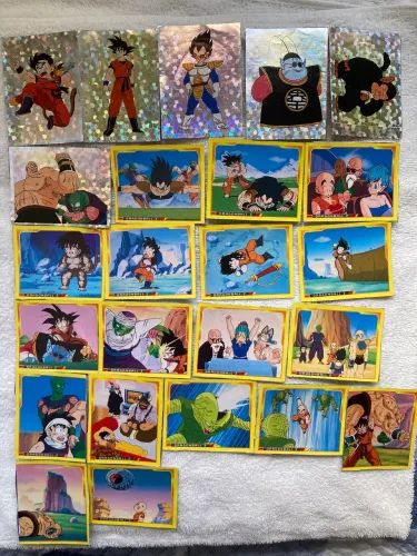 Figurinhas álbum Dragon ball Saga vegeta Navarrete