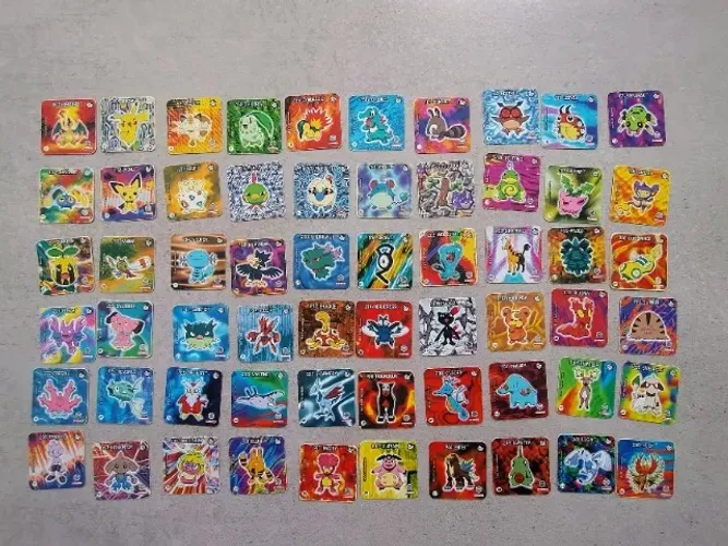 Tazos pokémon jokenpo coleção completa