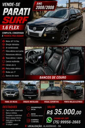 Volkswagen Parati Surf 1.6 MI Total Flex 2008