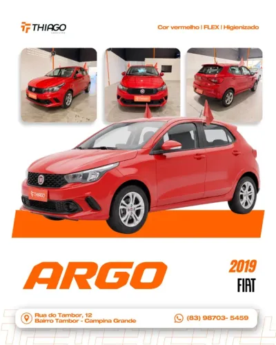 Fiat Argo 1.0 6V Flex. 2019