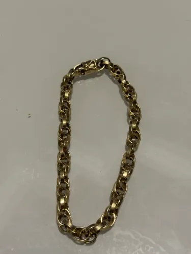 Pulseira de Ouro Maciça