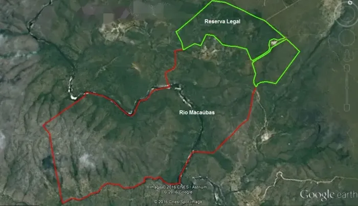 FAZENDA PARA RESERVA NO NORTE DE MINAS EM OLHOS D'ÁGUA MG SEM BENFEITORIAS