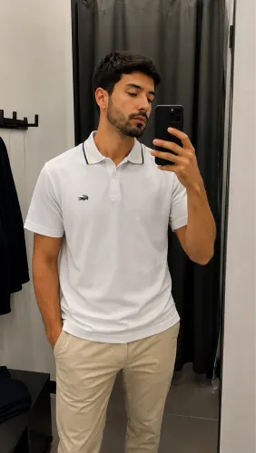 Camiseta Polo Masculina Dia a Dia Algodão - Várias cores