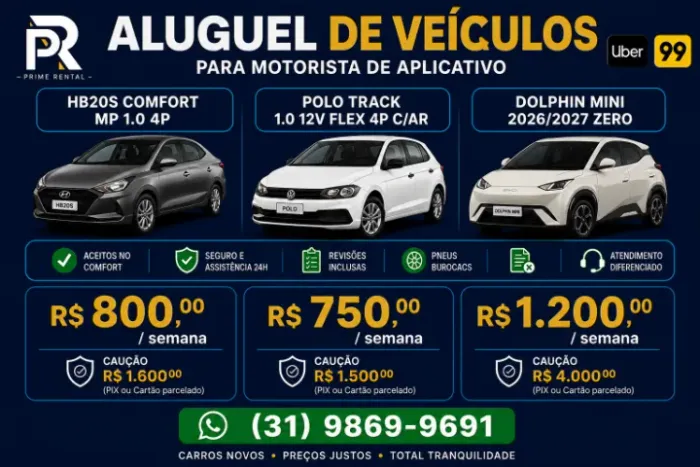 LOCAÇÃO DE VEÍCULOS