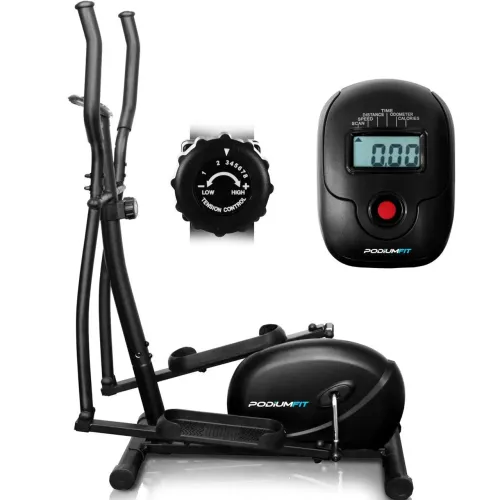 Elíptico Transport PodiumFit L100 - Magnético - 8cargas - Silencioso