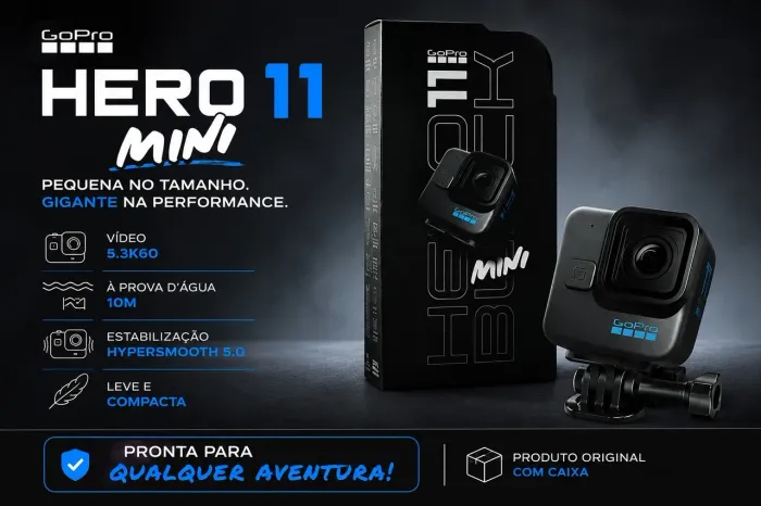 GoPro HERO11 Mini, nova e original
