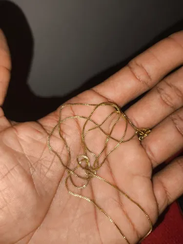 Colar banhado a ouro ?