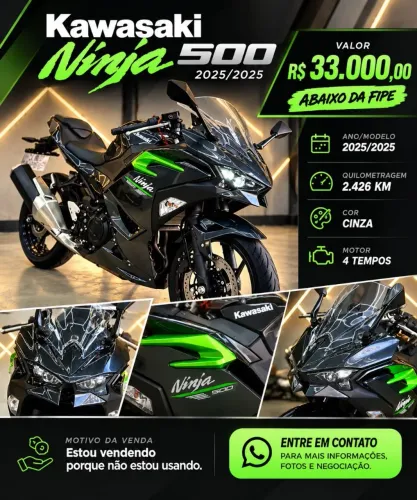 Kawasaki ninja 500 2025
