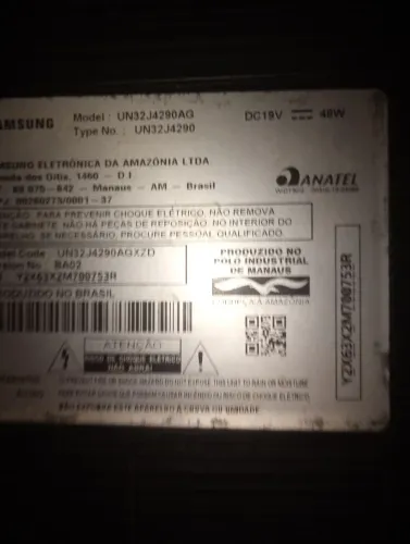 Tv Samsung 32" sem imagem