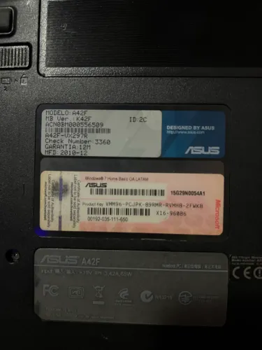 Notebook Asus