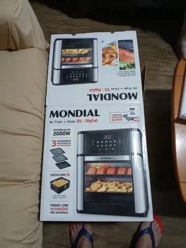 Fritadeira Mondial / Aires Fryer + Forno 12L - Digital