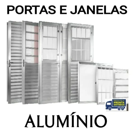 Porta de Alumínio na P.R.O.M.O.Ç.Ã.O (Novo)