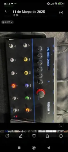 Pedaleira line6 firehawk 2.800 reais nova 