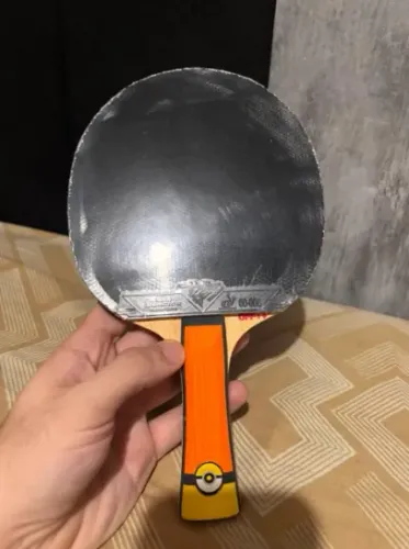 Raquete Tênis de Mesa / PING PONG Profissional ITTF, edição especial Pokemon + Raqueteira