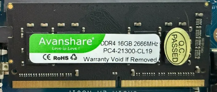 16GB Memória RAM para Notebook - DDR4 - AVANSHARE - 2666MHZ
