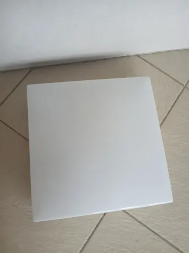 Luminaria Branca para 2 lâmpadas