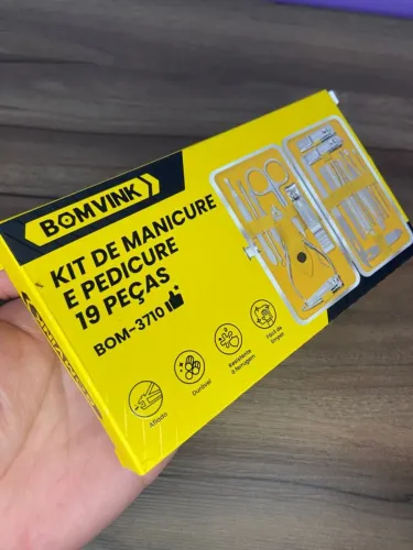 Kit Manicure e Pedicure 19 Peças BOM-3710 an2