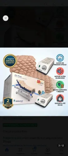  Colchão Pneumático Anti-Escaras Air Plus 127V
