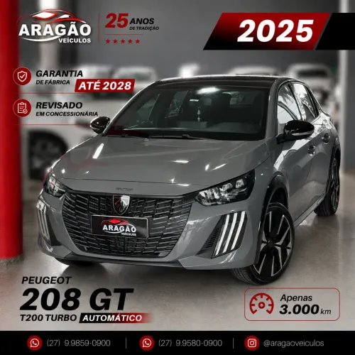 Peugeot 208 GT 1.0 Turbo Flex 5P Aut. 2025