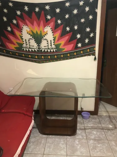 Mesa de vidro temperado