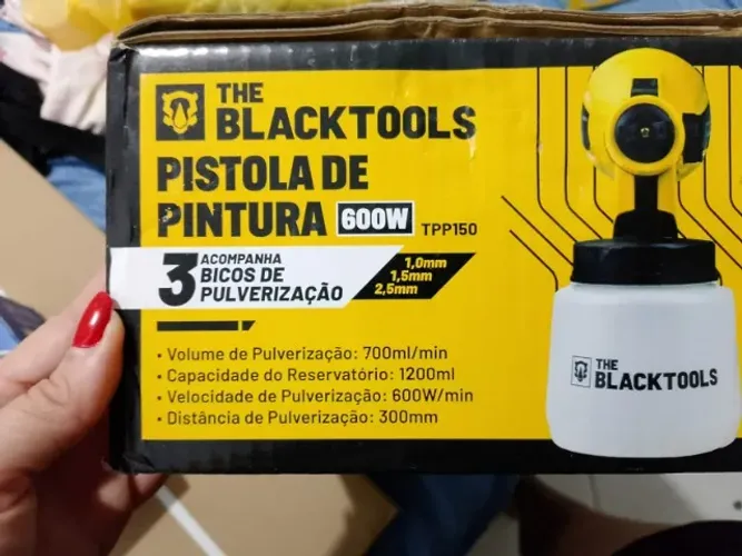 PISTOLA DE PINTURA - 600W - THE BLACKTOOLS
