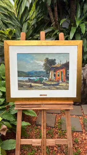 QUADRO ÓLEO SOBRE TELA ASSINADO DURVAL PEREIRA