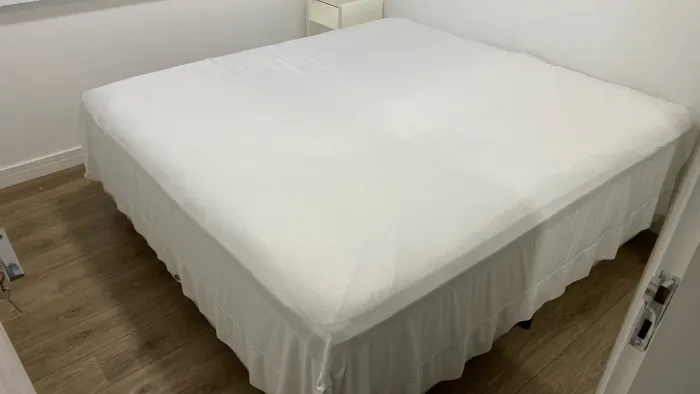 cama King baú Eurocolchões (suporte + colchão)