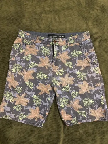 bermuda masculina clock house floral 42
