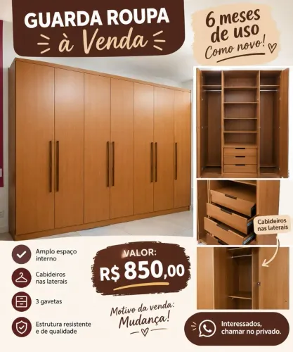Guarda roupa de casal