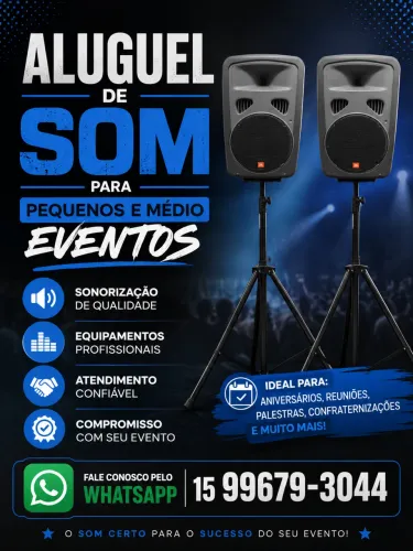 Aluguel de som